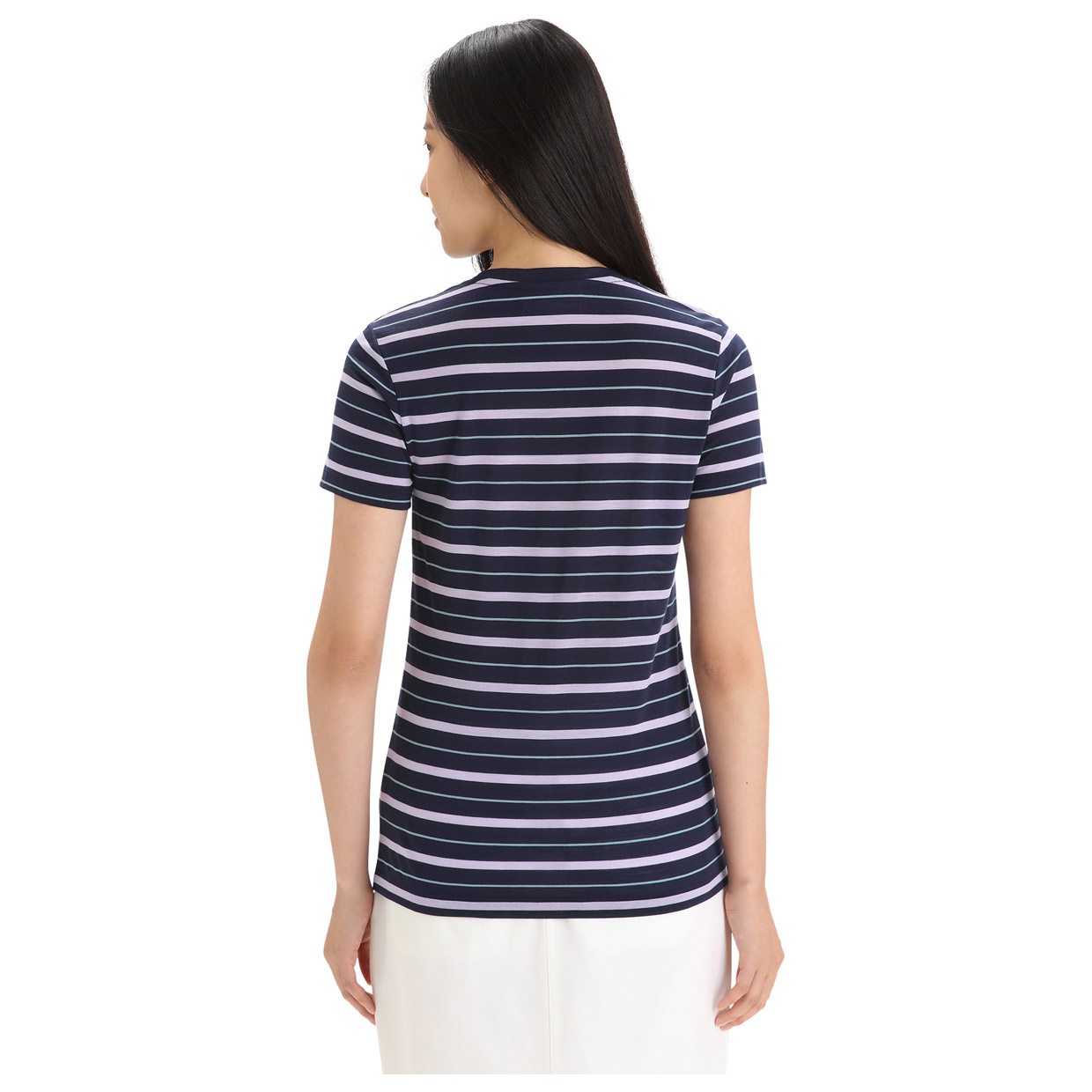 Damen T-Shirt Wave SS Tee Stripe