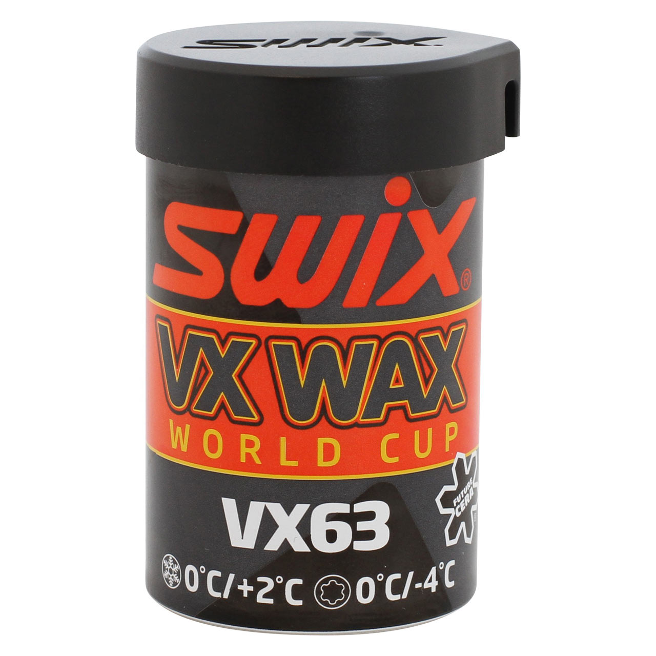 Skiwachs VX63 Fluor New 0/+2C Old 0/-4C