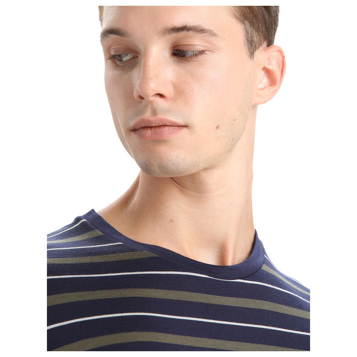 Herren T-Shirt Wave Tee Stripe Merino