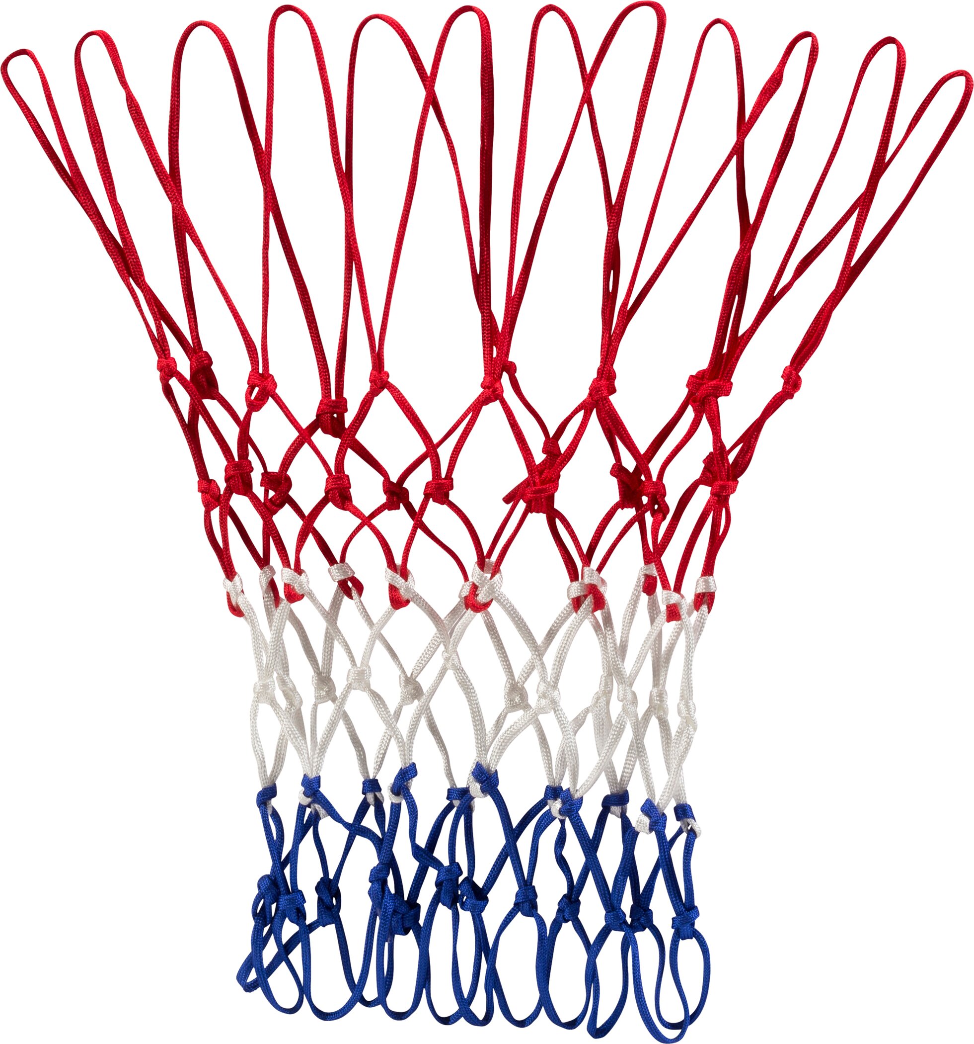 Basketball-Netz Nylon net DUNKELBLAU/BLAU/ORAN