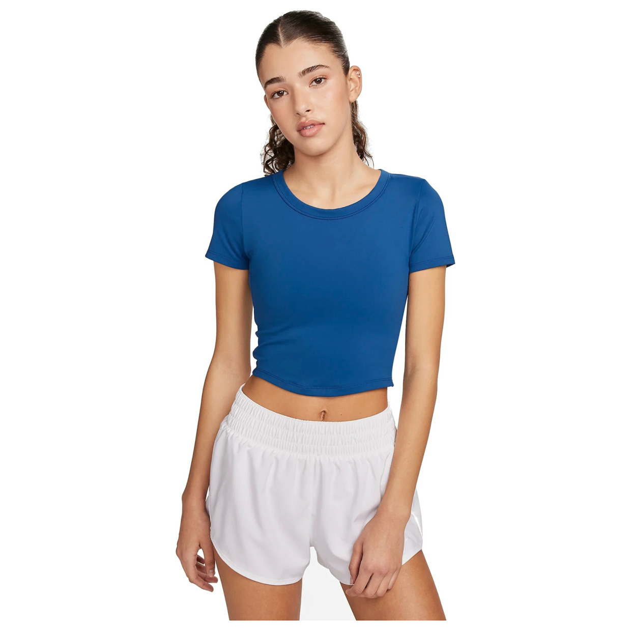 Damen T-Shirt One Fitted Dri-FIT Cropped 