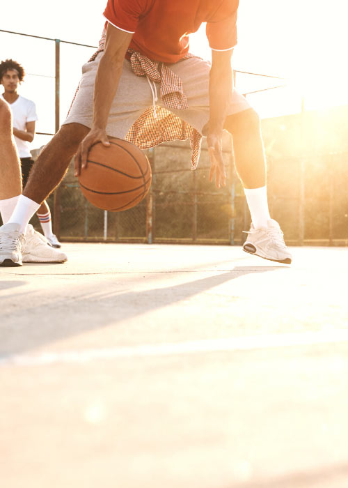 Basketballer-Streetcourt