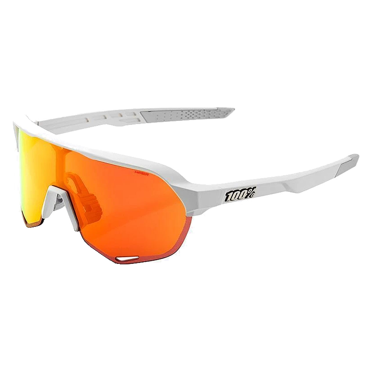 Sportbrille S2® Soft Tact Off White HiPER® Red Multilayer Mirror Lens