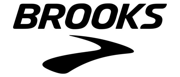 Brooks Logo schwarz auf weiß