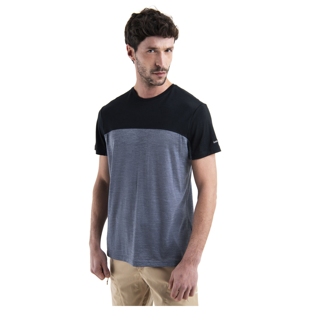 Herren T-Shirt  Merino Cool-Lite&trade; Blend Sphere III Colour Block