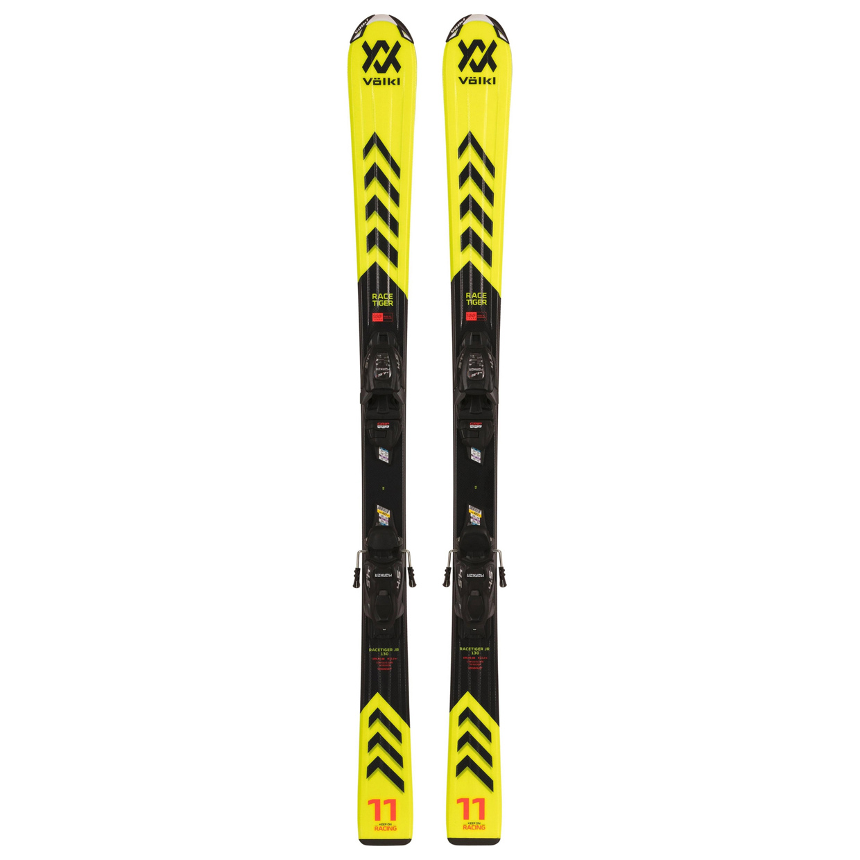 Kinder Ski Set Racetiger + 4.5 VMOT JR